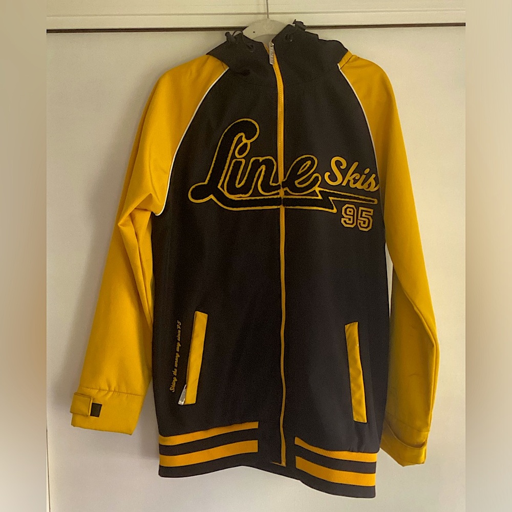 Men’s Line Bathing Ape Light Hooded Ski Jacket, Size Medium